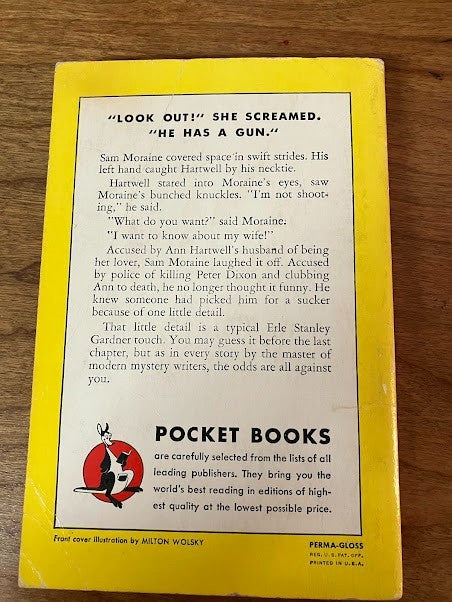 This Is Murder Mystery Paperback Book by Erle Stanley