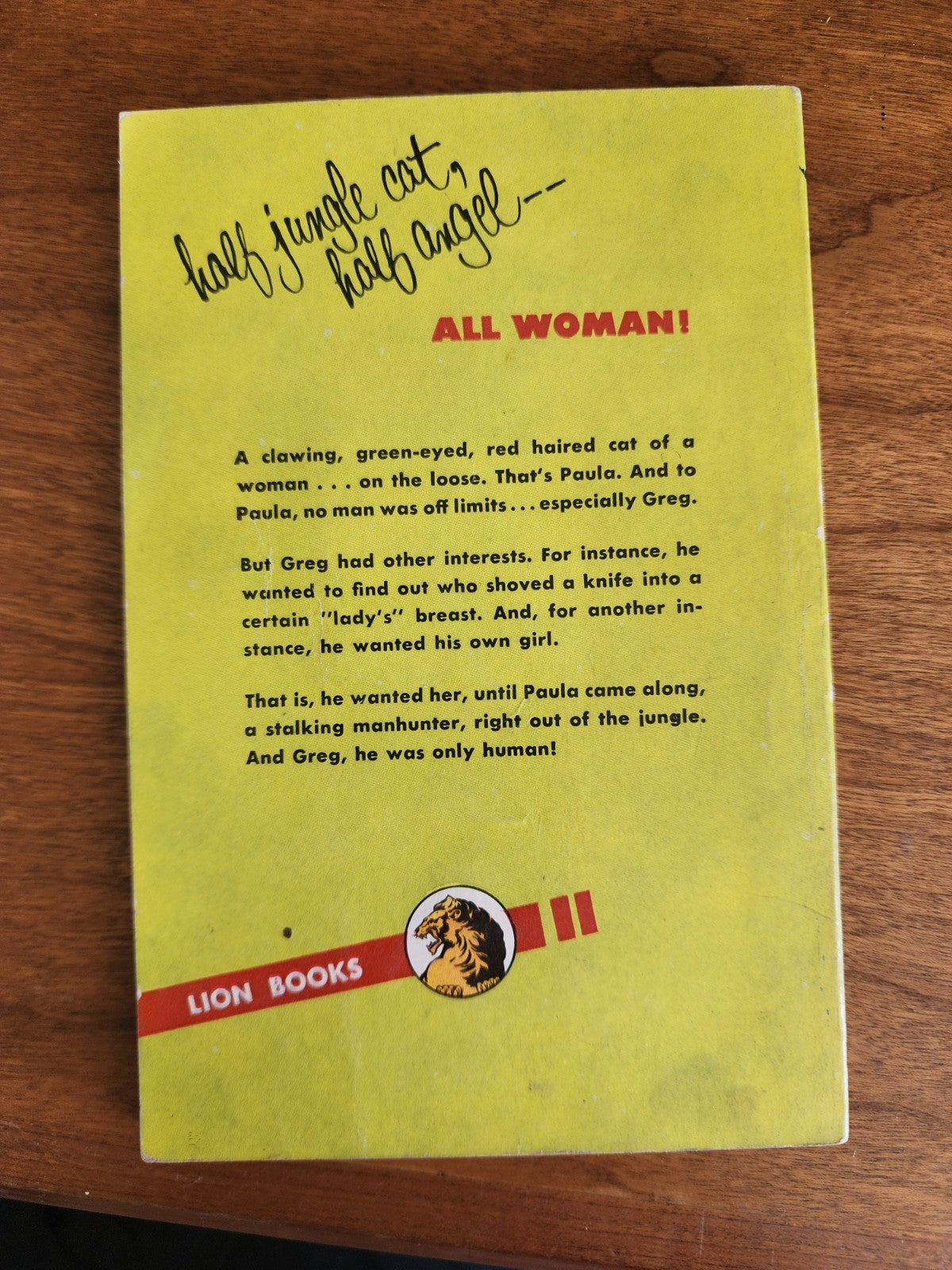 The Tigress (Payoff For Paula) by Jeff Bogar