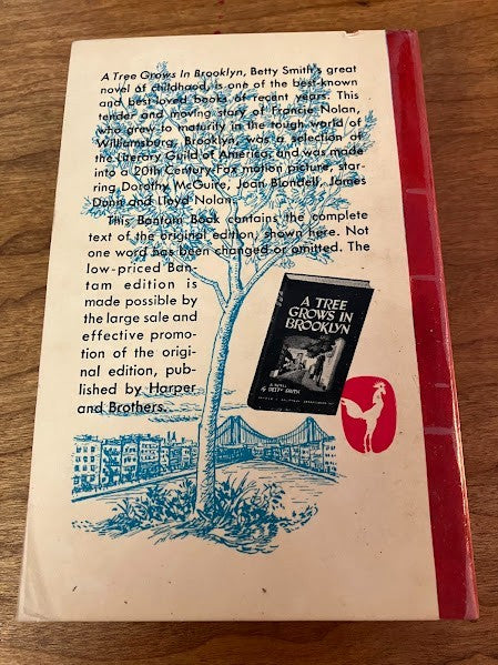 Bantam Books - A Tree Grows in Brooklyn by Betty Smith