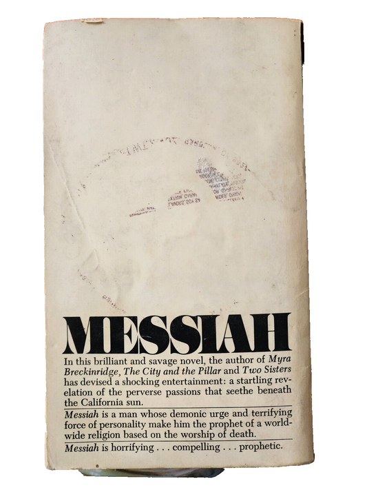 Gore Vidal Messiah By Myra Breckinridge (1972, Paperback)