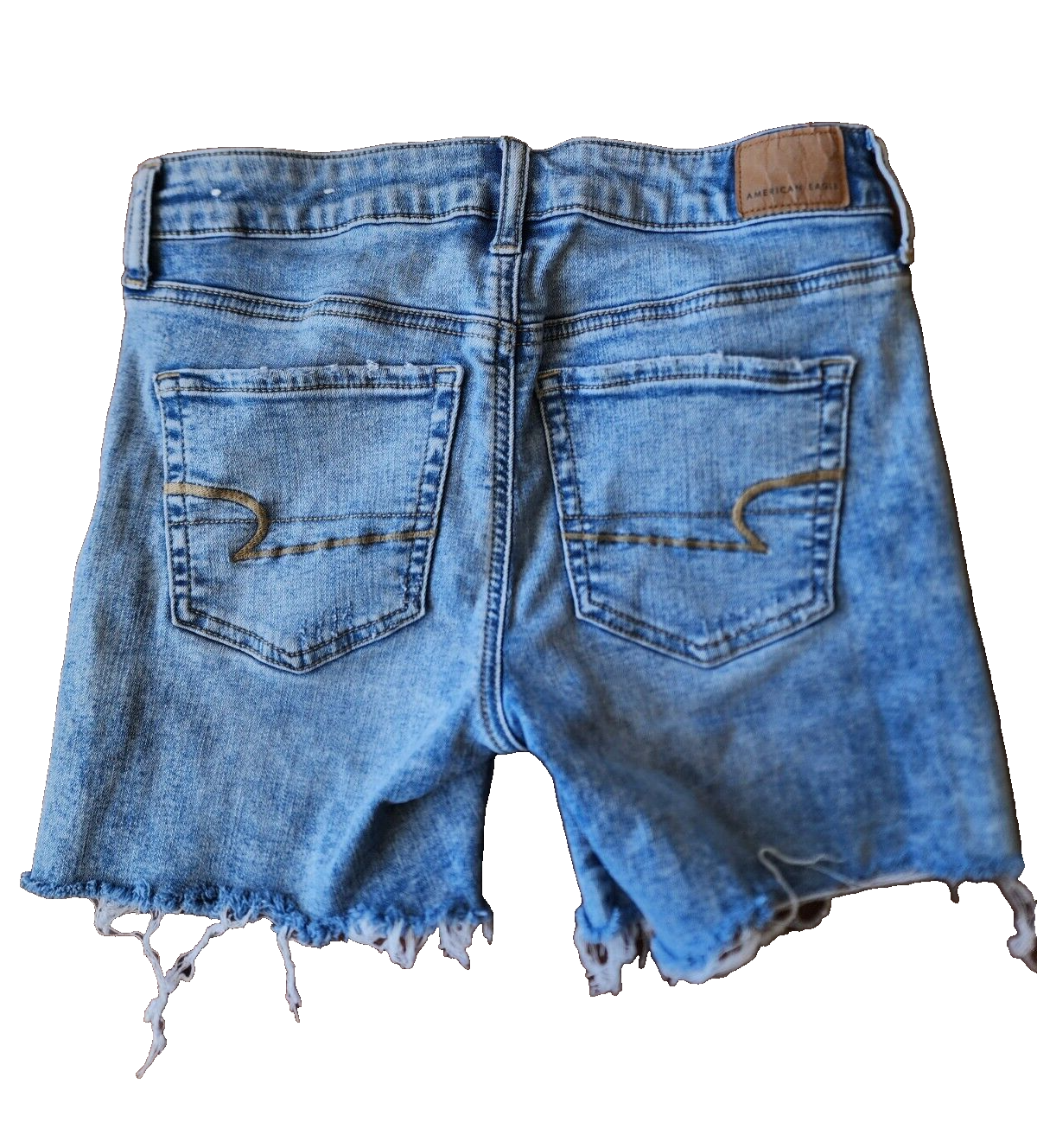 American Eagle Ripped Jean Shorts Womens Size 4