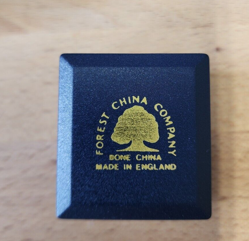 Antique English Bone China Thimble Salisbury Cathedral Forest China Company