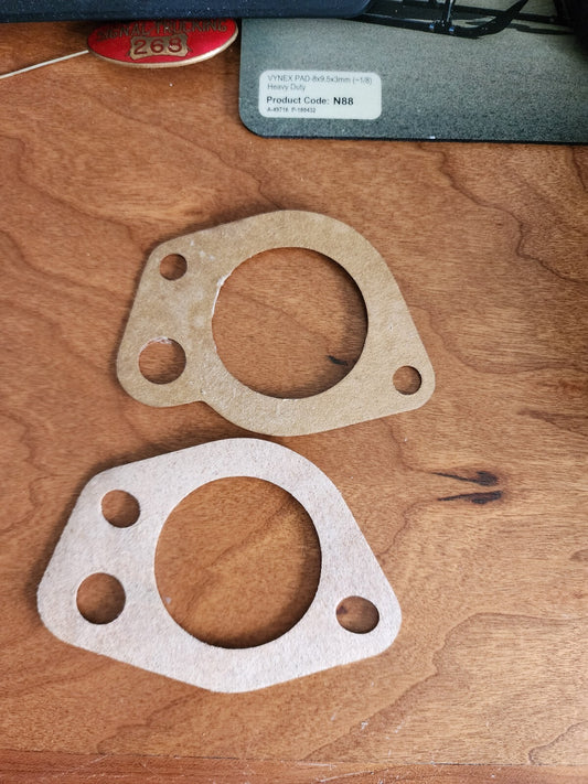 (Lot of 2) United Delco H-51 Ford 6 Cyl 1965-1968 Water Outlet Gasket NOS