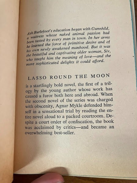 Vtg Paperback - Lasso Round The Moon - Agnar Mykle