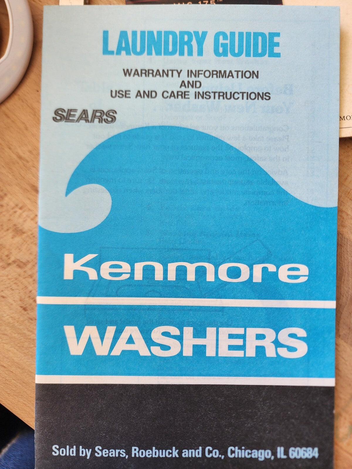Sears Kenmore Washers Laundry Guide Use & Care Instructions 3349103 Rev C