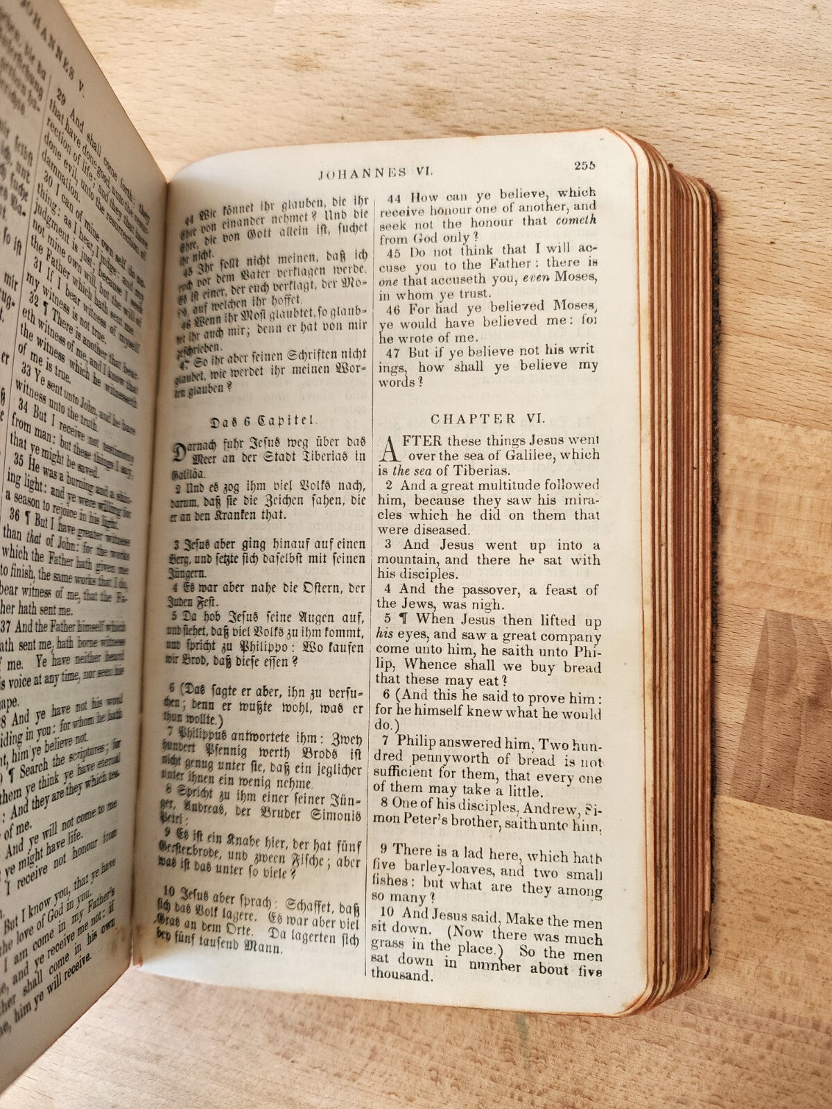 The New Testament Of Our Lord & Saviour Jesus Christ German & English 1902