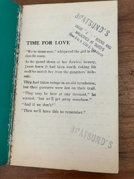 1955 Popular Library - UP TO HER NECK by John Newton Chance