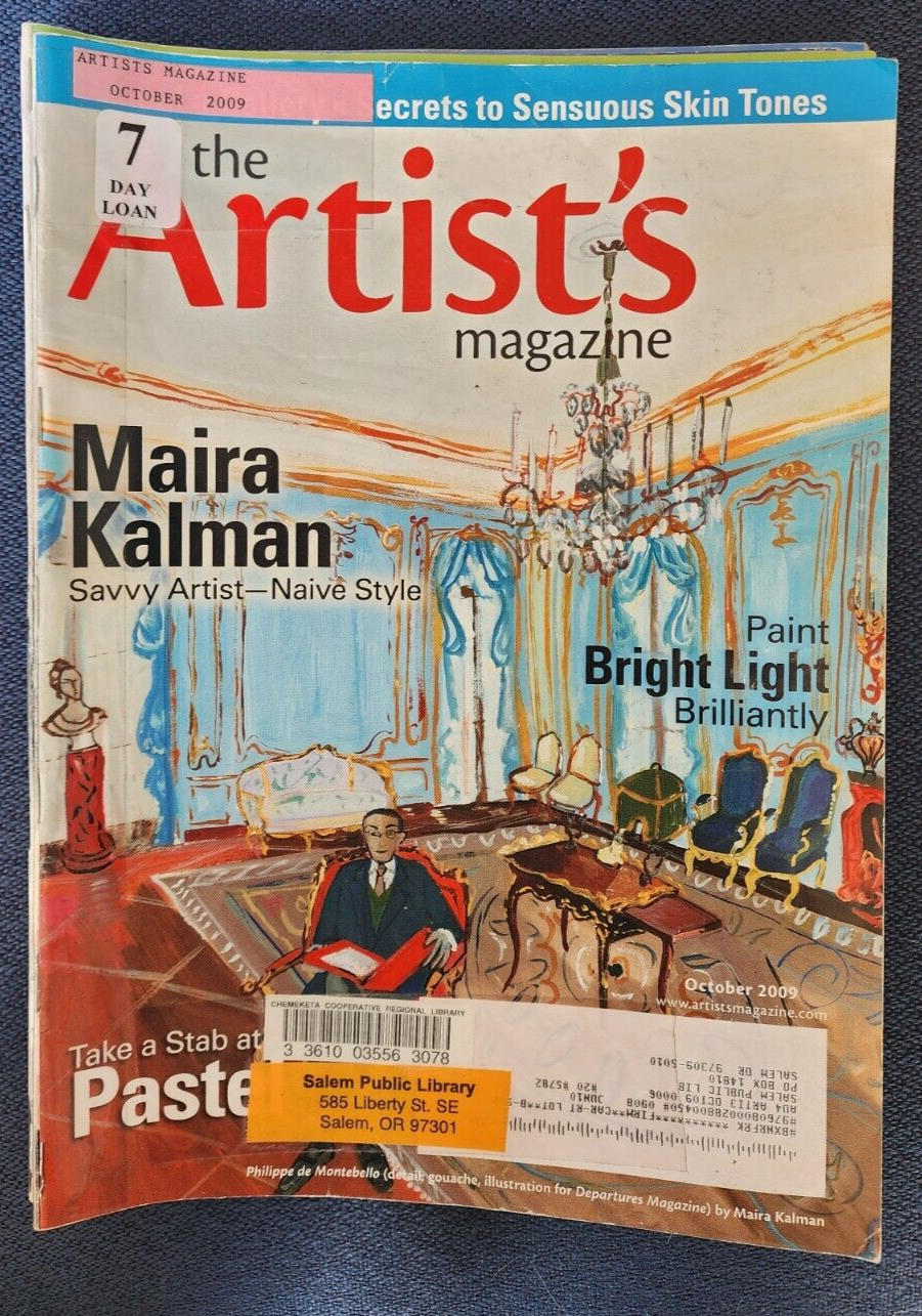 International Artist lot of 9 monthly magazines 2009
