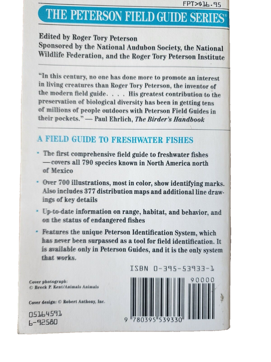 Peterson Field Guide (R) to Freshwater Fishes: North America Paperback Book