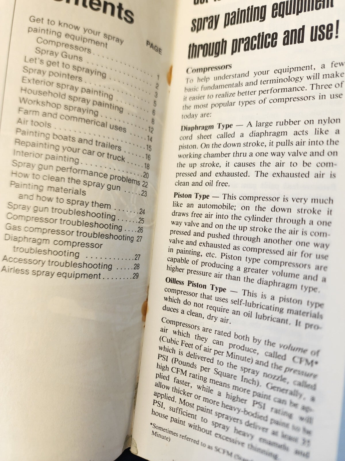 Vtg Sears Power Painting with Sprayers, A Sprayers Handbook, Paperback