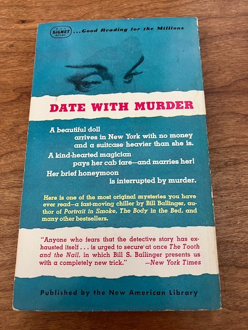 Vtg Paperbacks by Bill S. Ballinger - lot of 2