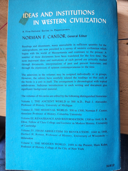 The Medieval World: 300-1300 PB (FC81-3-R)