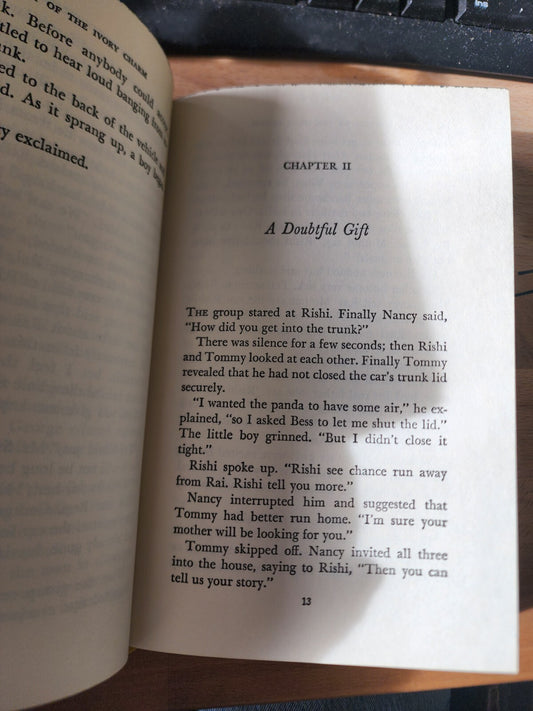 Nancy Drew - Mystery of the Ivory Charm by Carolyn Keene 1974 #13 Hardcover Book