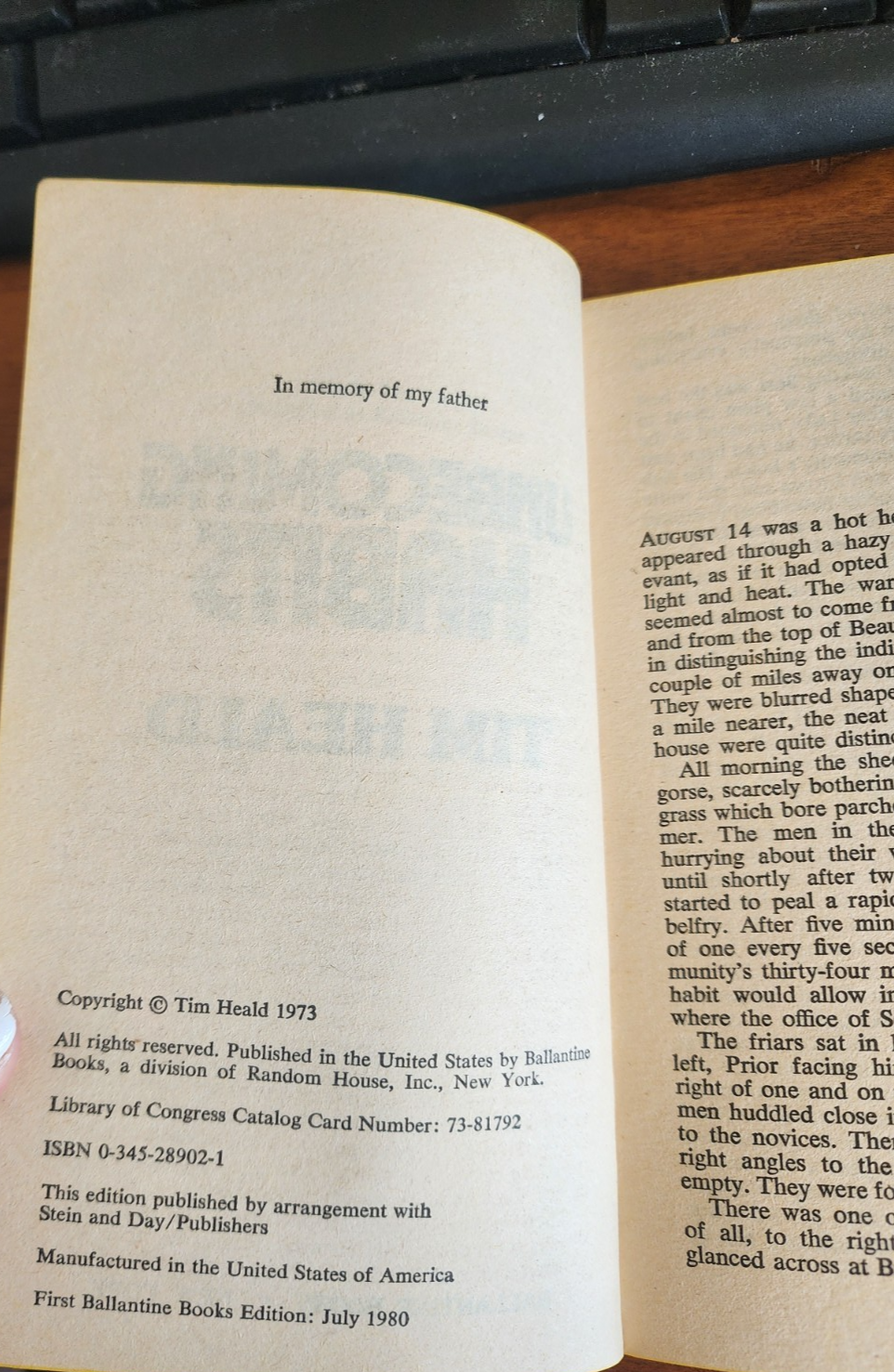 Unbecoming Habits by Tim Heald