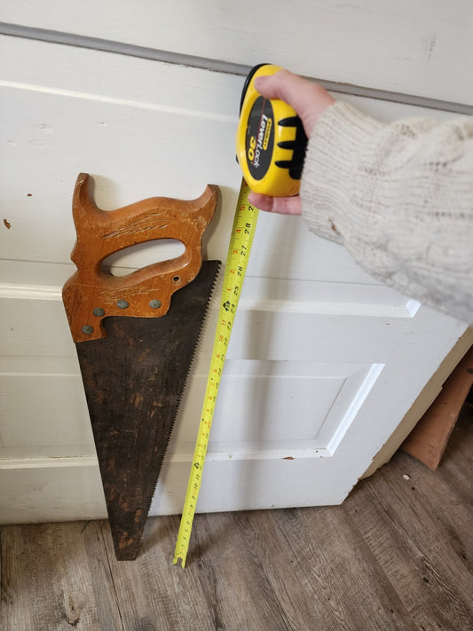 VTG Sears Craftsman 26” Handsaw Wooden Handle