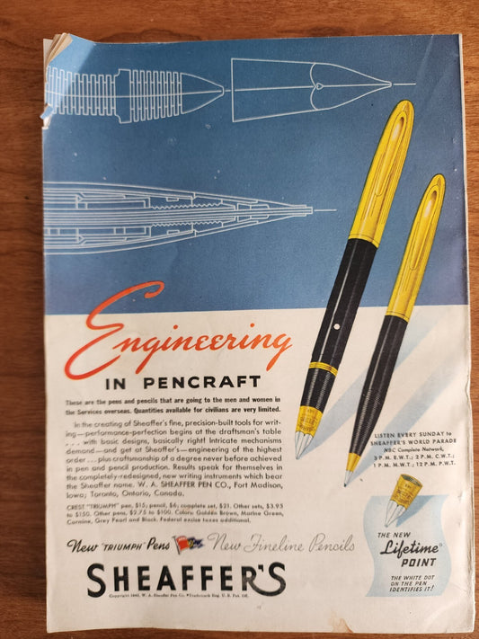 Vtg Popular Mechanics Magazine 1945 August