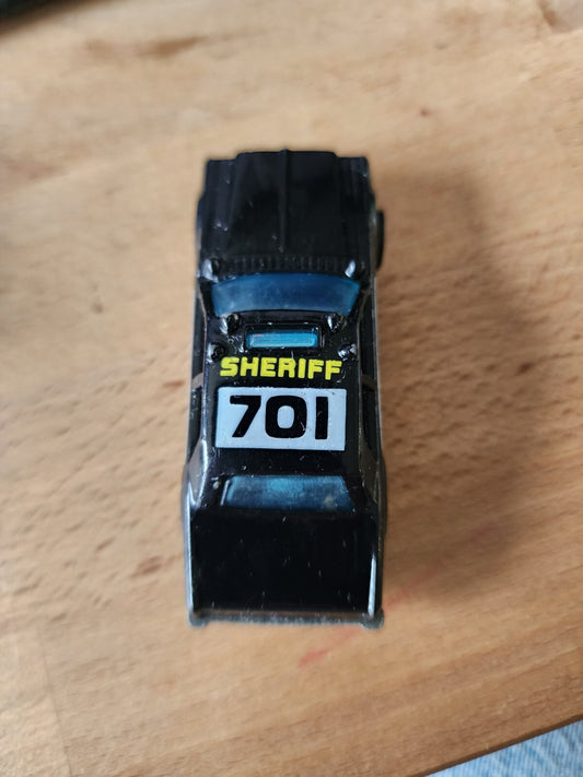 1982 Vtg Hot Wheels Blackwall Sheriff 701 Patrol Car Malaysia