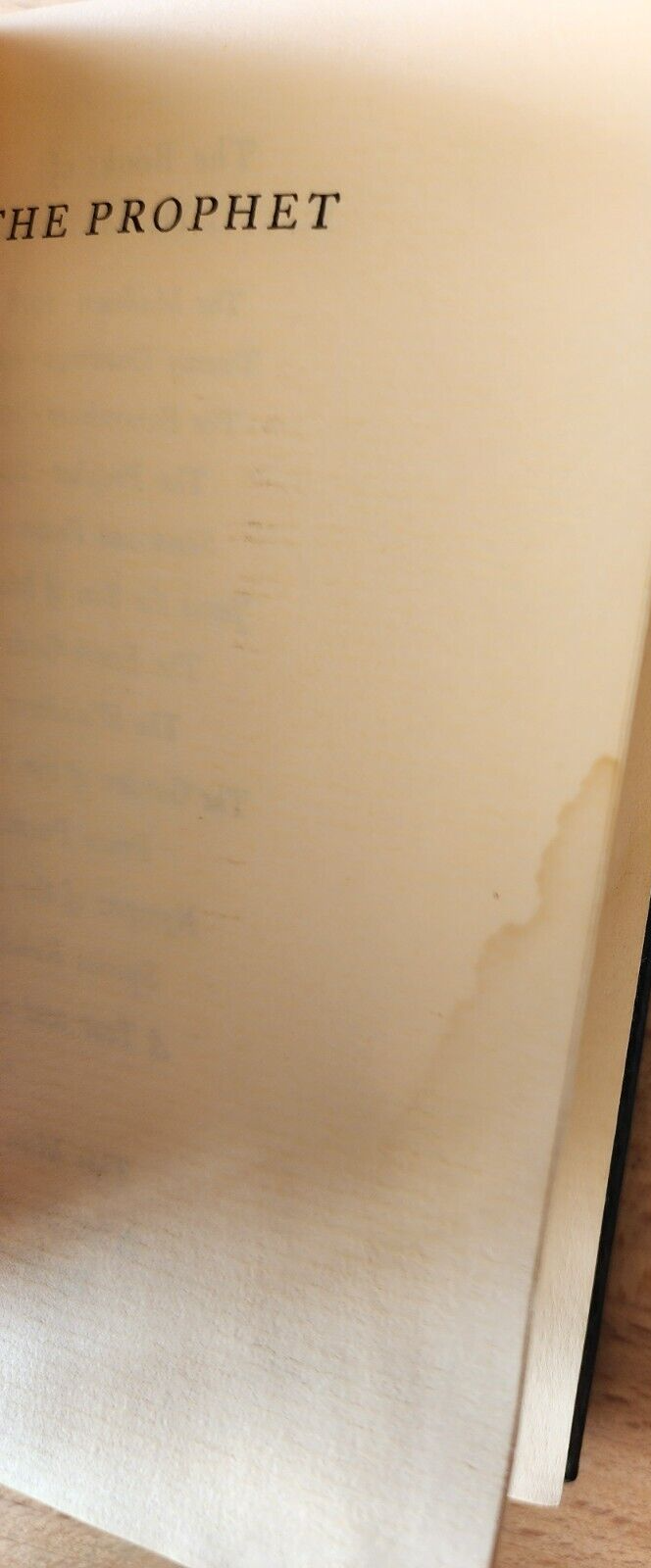 The Prophet By Kahlil Gibran 1965 Pocket Edition -Alfred A Knopf HC 4x5.5"