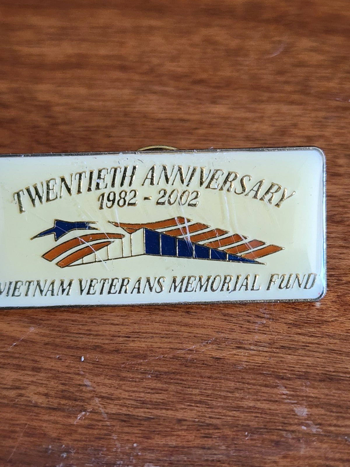 Twentieth Anniversary (1982-2002) Vietnam Veterans Memorial Fund Pin