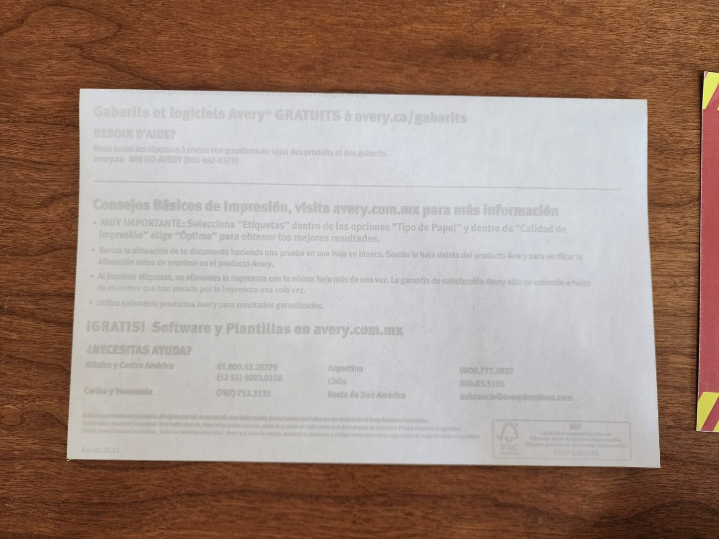 Water Caution Label Sticker