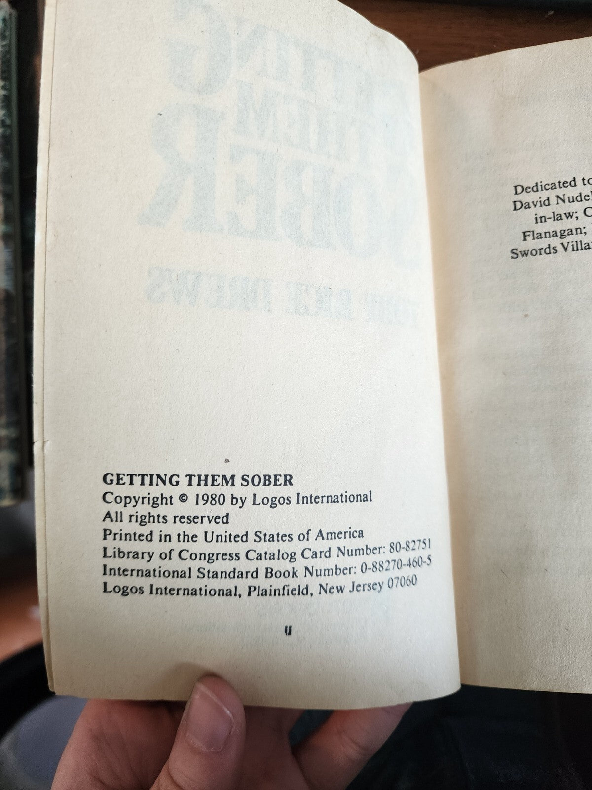 Getting Them Sober by Toby Rice Drews