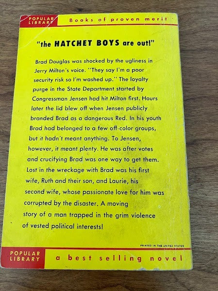 Popular Library - The Sure Thing by Merle Miller