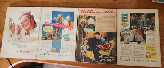 Lot of 4 Vintage Popular Mechanics Magazine From 1940