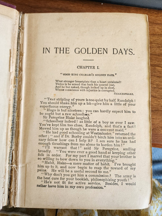 In The Golden Days - Empire Edition By Edna Lyall Unknown Year