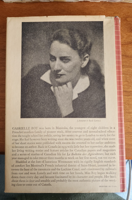 The Tin Flute: A Bitter Sweet Love Story, Gabrielle Roy - 1947