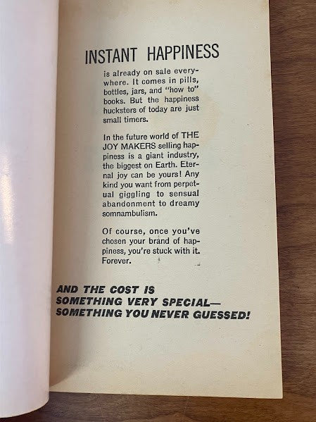 Vtg Paperback - James Gunn - The Joy Makers