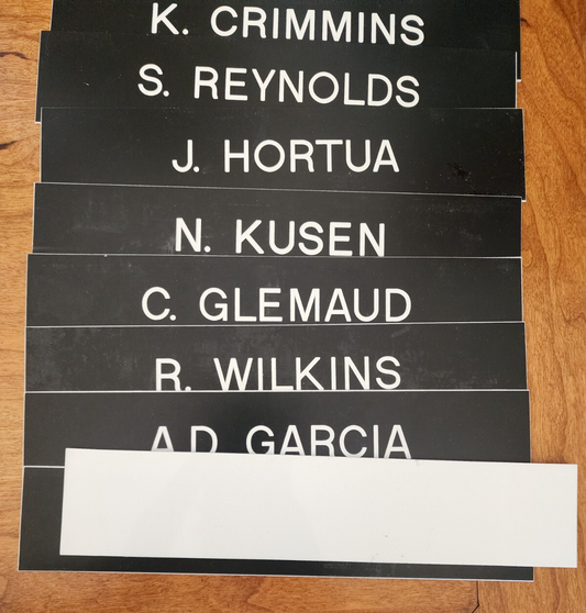 9 Pcs Office Name Tags Film Prop