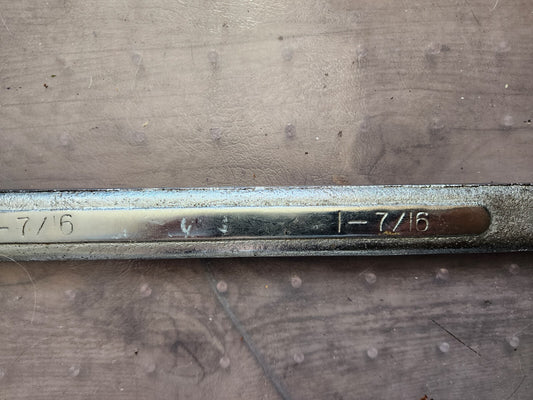 Combination Wrench Vintage 1-7/16 12pt, Made in China