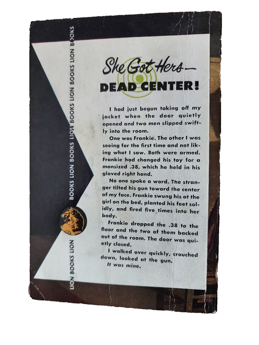 Thomas Wills You'll get yours a new novel Lion book first edition 1952 print USA