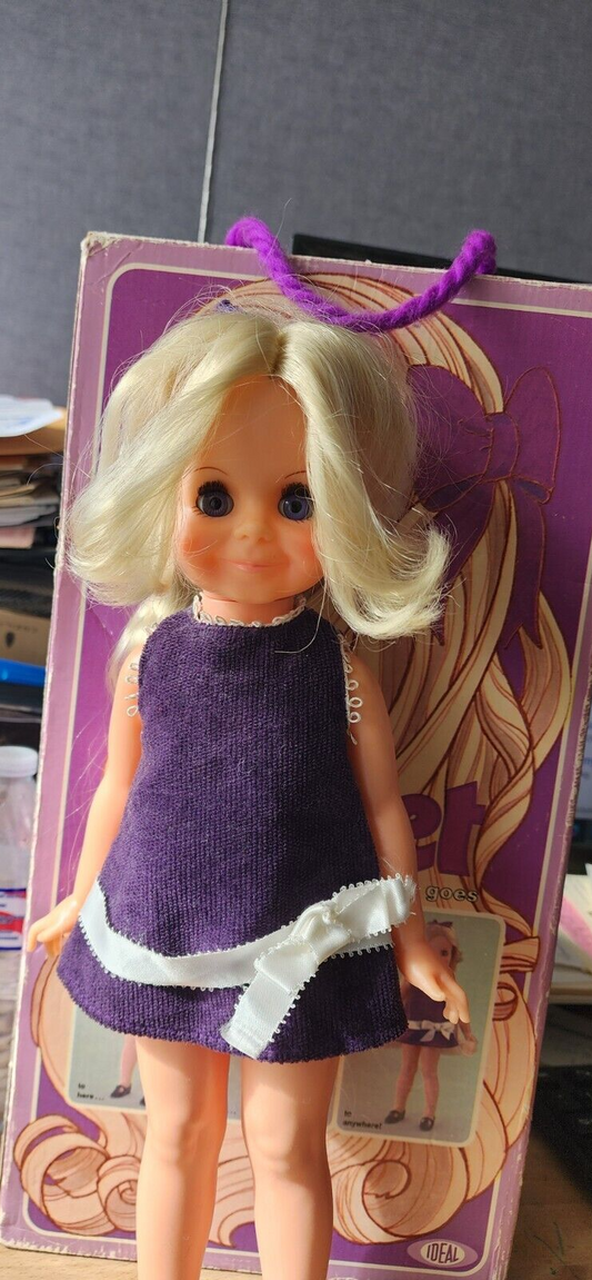 1970 Crissy's Cousin Velvet Doll by Ideal w/box