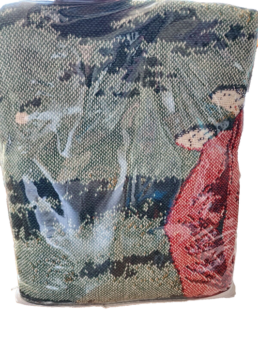 Goodwin Weavers Triple Woven Afghan 100% Cotton 48 X 67 “18th hole”