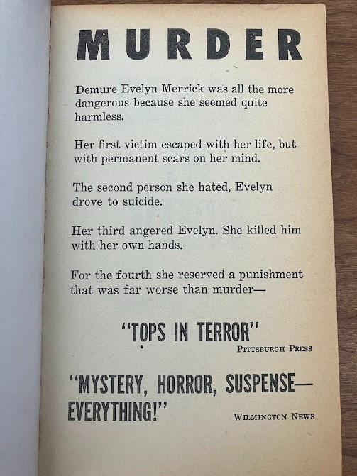 Vtg Paperback - Margaret Millar: BEAST IN VIEW