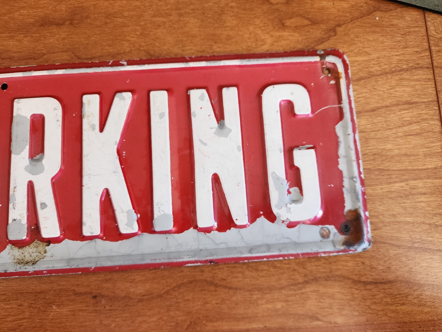 No Parking 12x16 Aluminum Sign 15.5" x 4.5"