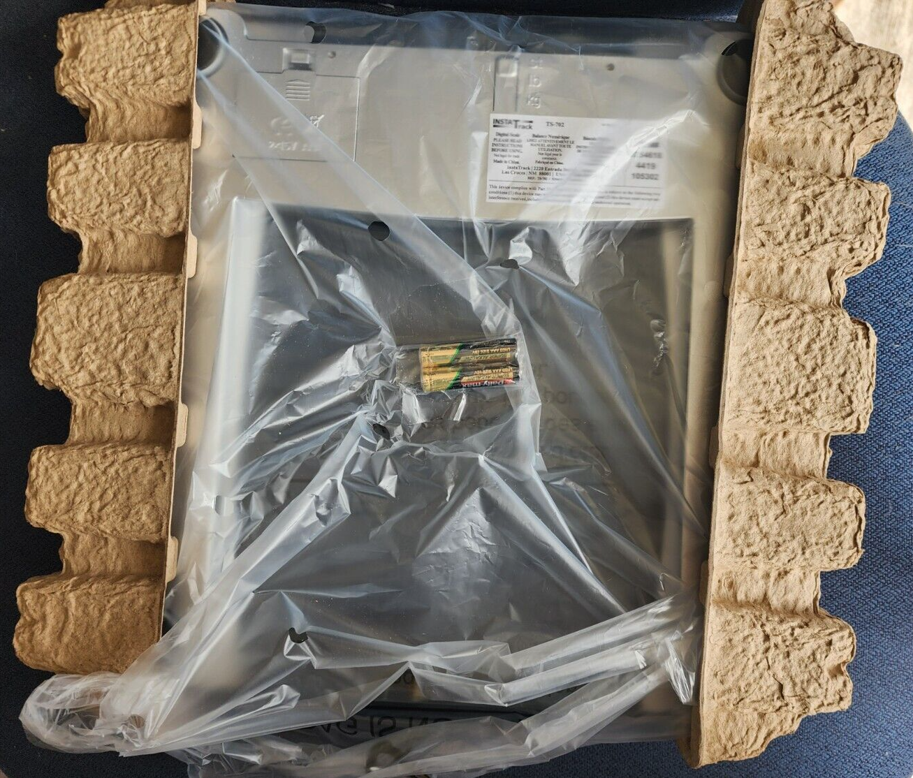 Instatrack Digital Bathroom Scale, Silver New- Open Box