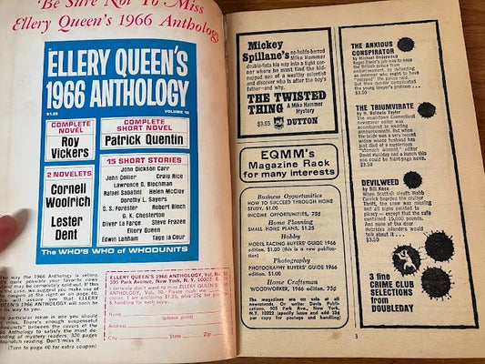 Ellery Queen's Mystery Magazine - February 1966