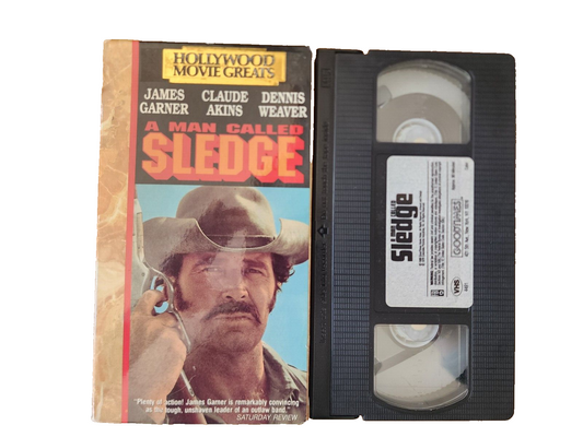 A Man Called Sledge On VHS With James Garner Claude Akins Dennis Weaver