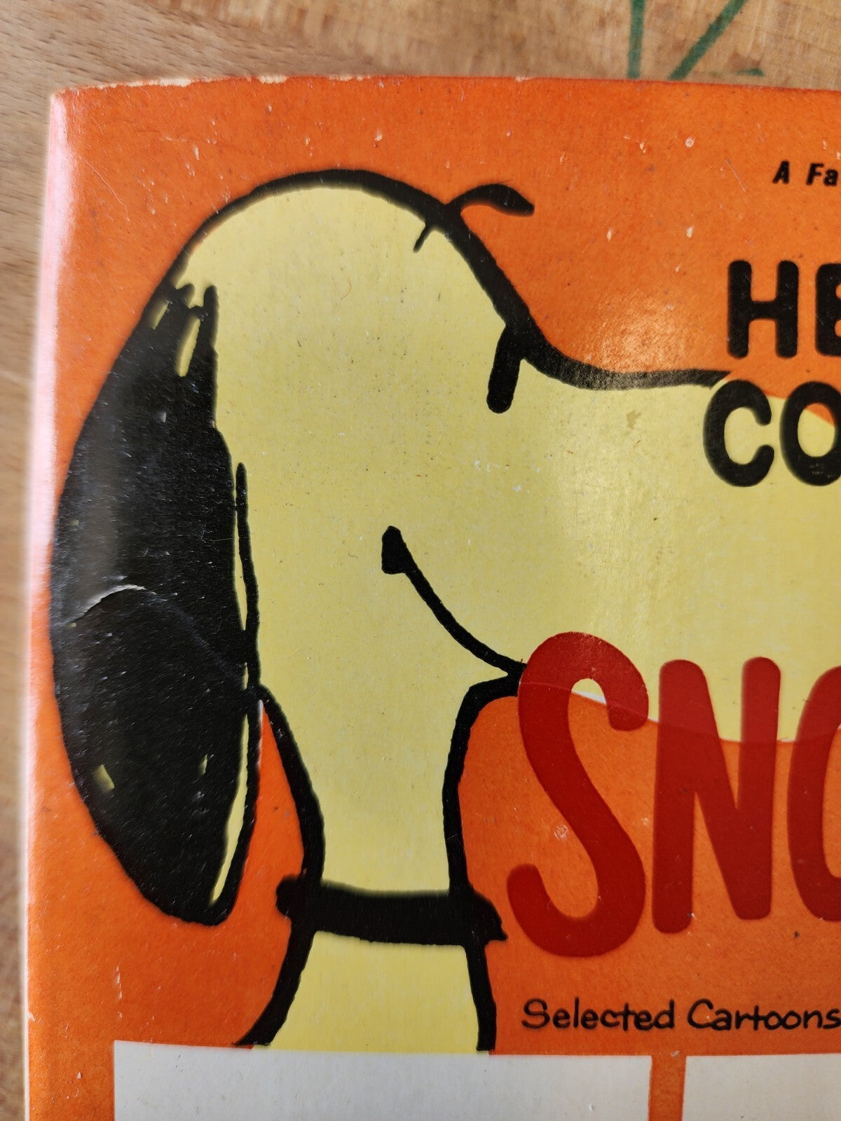Here Comes Snoopy Humor Paperback Book by Charles M. Schulz Fawcett Crest 1968