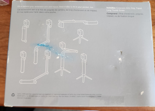 GoPro - 3-Way Tripod/Grip/Arm Fits All GoPro Cameras