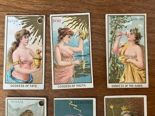 GODDESSES OF THE GREEKS & ROMANS: Wm S. Kimball & Co's - lot of 9