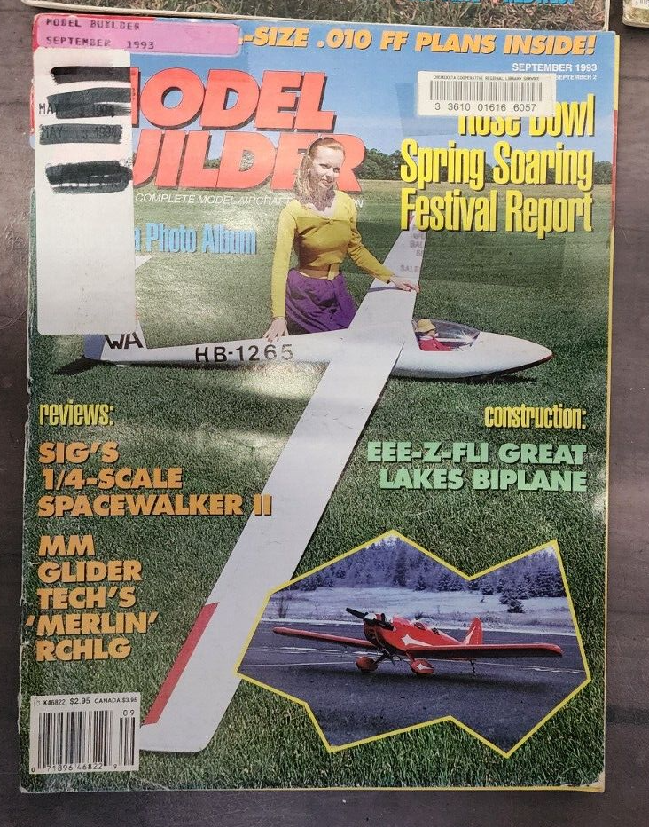 Model Builder Airplane Aviation Magazines RC Modeler 1992 monthly 10 issues