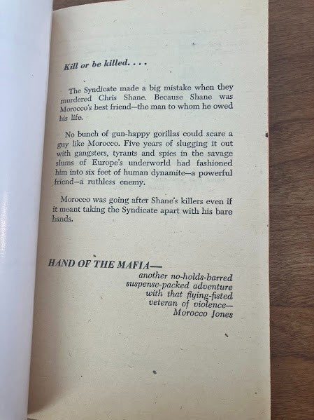 Crest Books - Hand of the Mafia by Jack Baynes