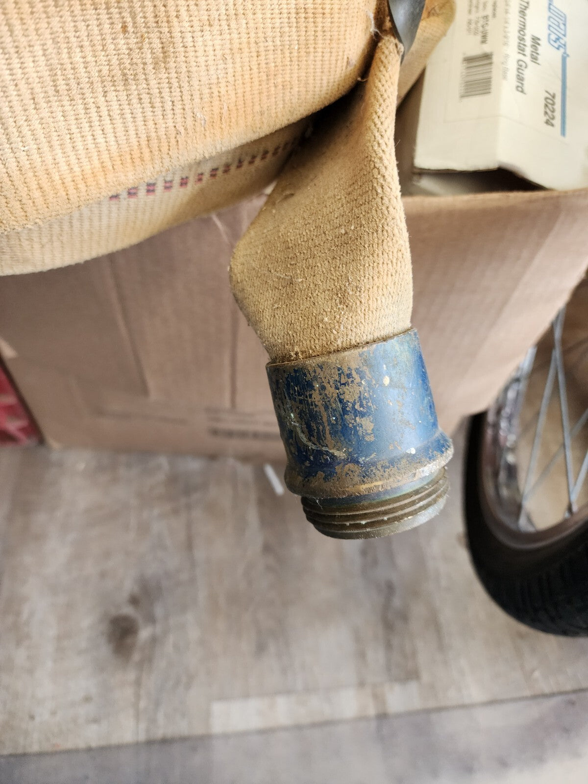 Vintage Fire Hose for Boat/Truck Docks 2.5" x unknown