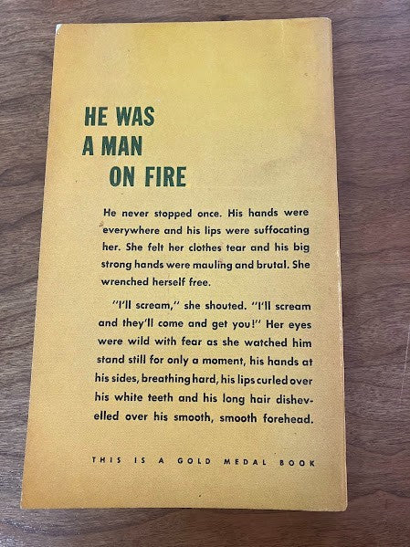 Gold Medal Book - THE LUSTING DRIVE by Ovid Demaris