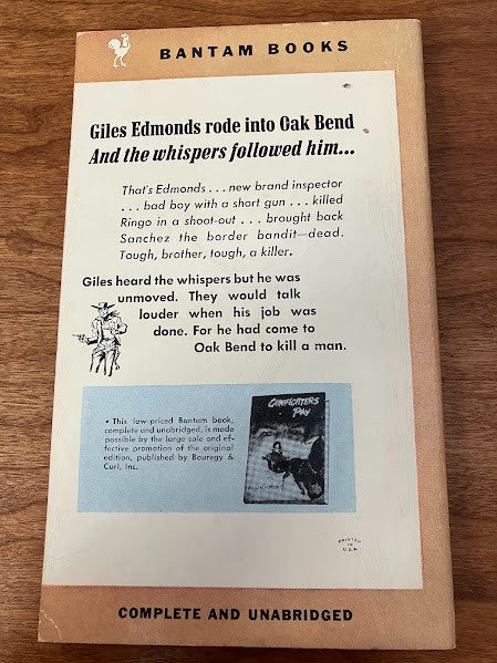 Bantam Books - Gunfighters Pay by William Hopson