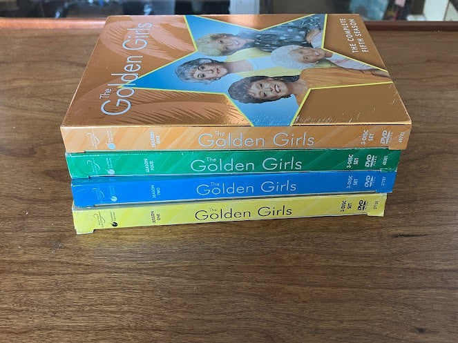 DvDs - The Golden Girls - The Complete first, second, fourth, and fifth Seasons