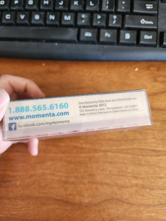 Momenta Upper Case Font Alphabet Letters Wooden Rubber Stamp Set